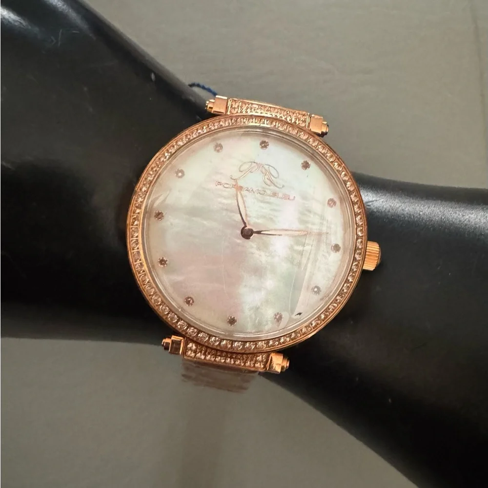 NIB Porsamo Bleu Chantal Topaz Watch